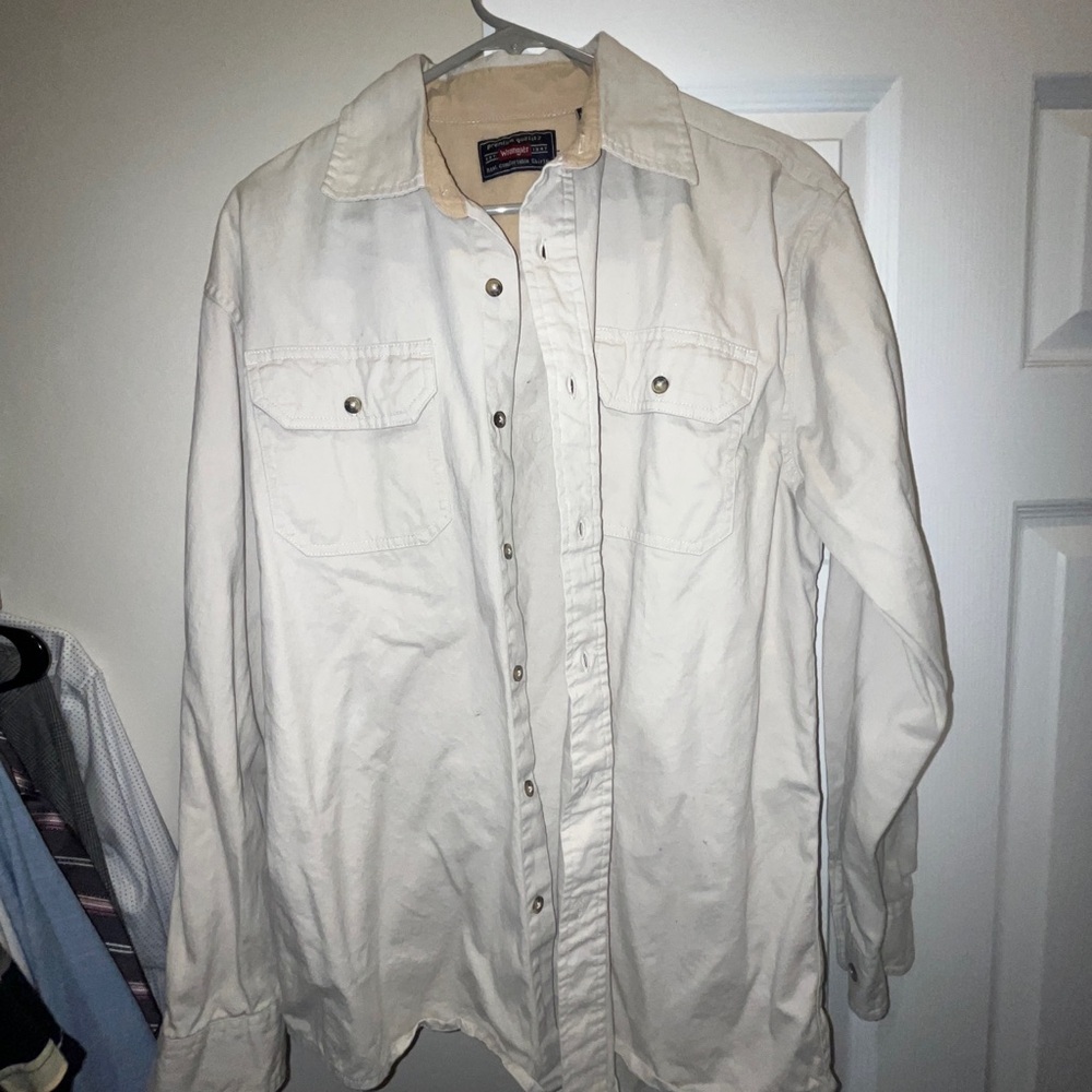 Wrangler Cream white button up
